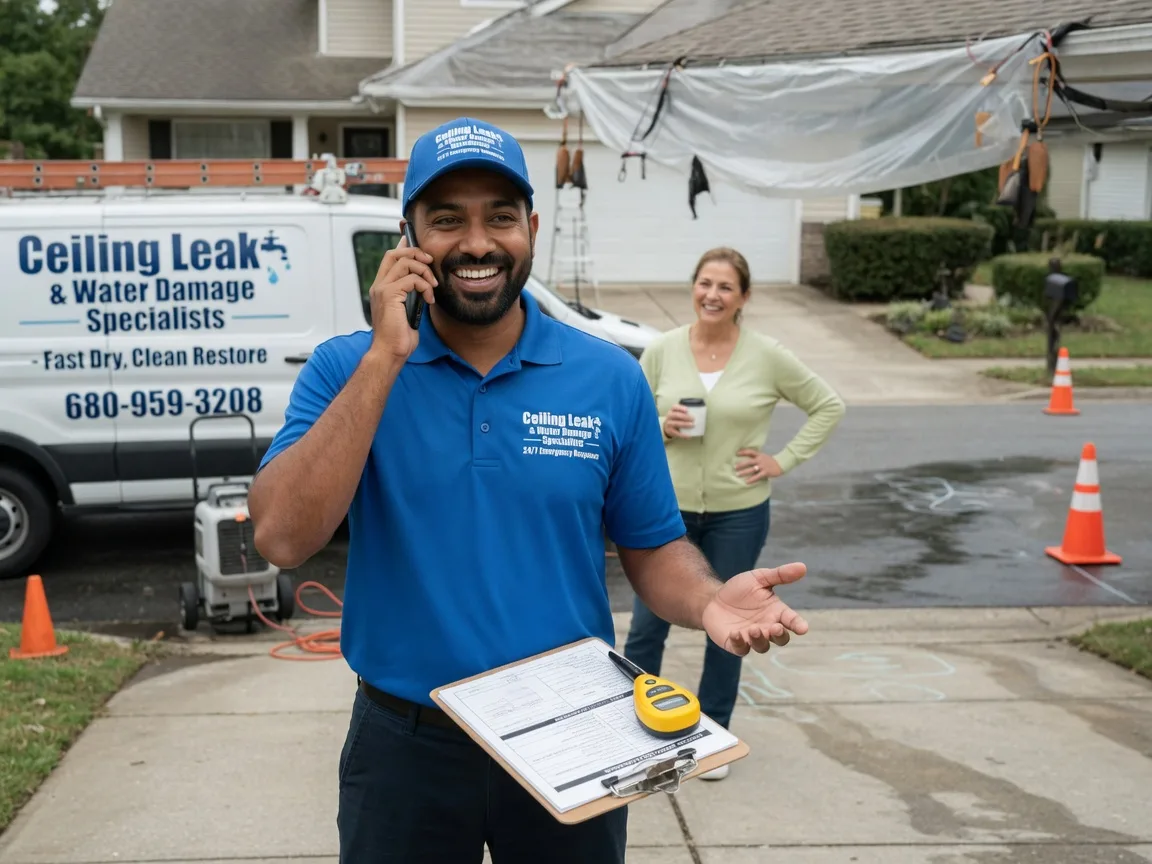 Ceiling Leak Cleanup Burlington, MI FAQs